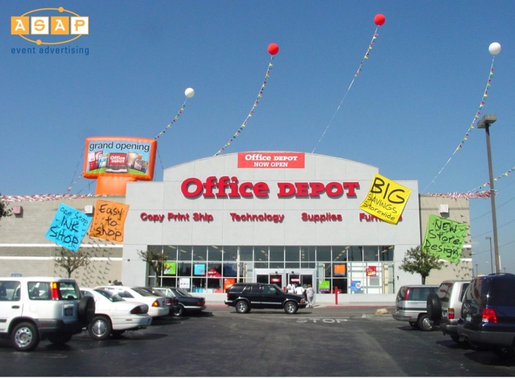 Oversized Marketing Example - ASAP x Office Depot